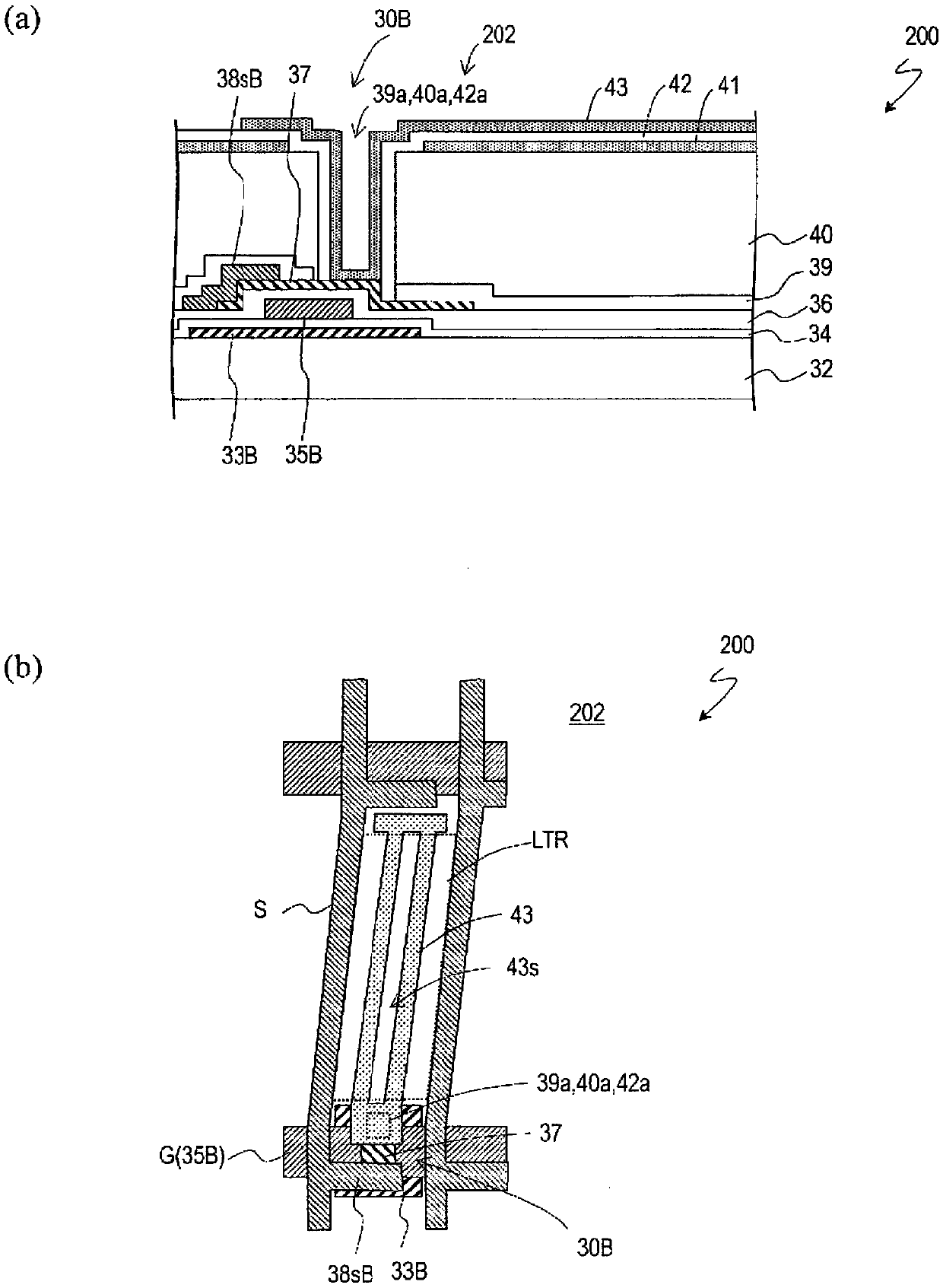 Active matrix substrate and method for manufacturing same