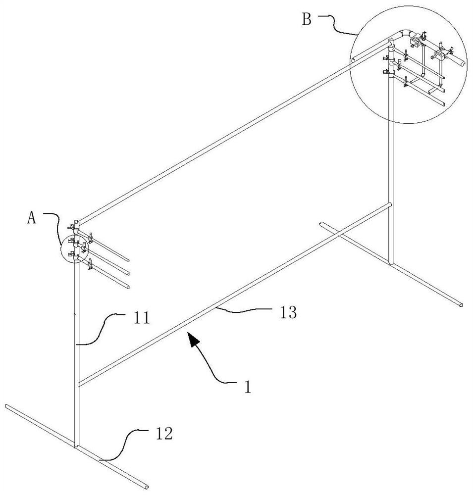 Cut pile reinforcement cage welding device