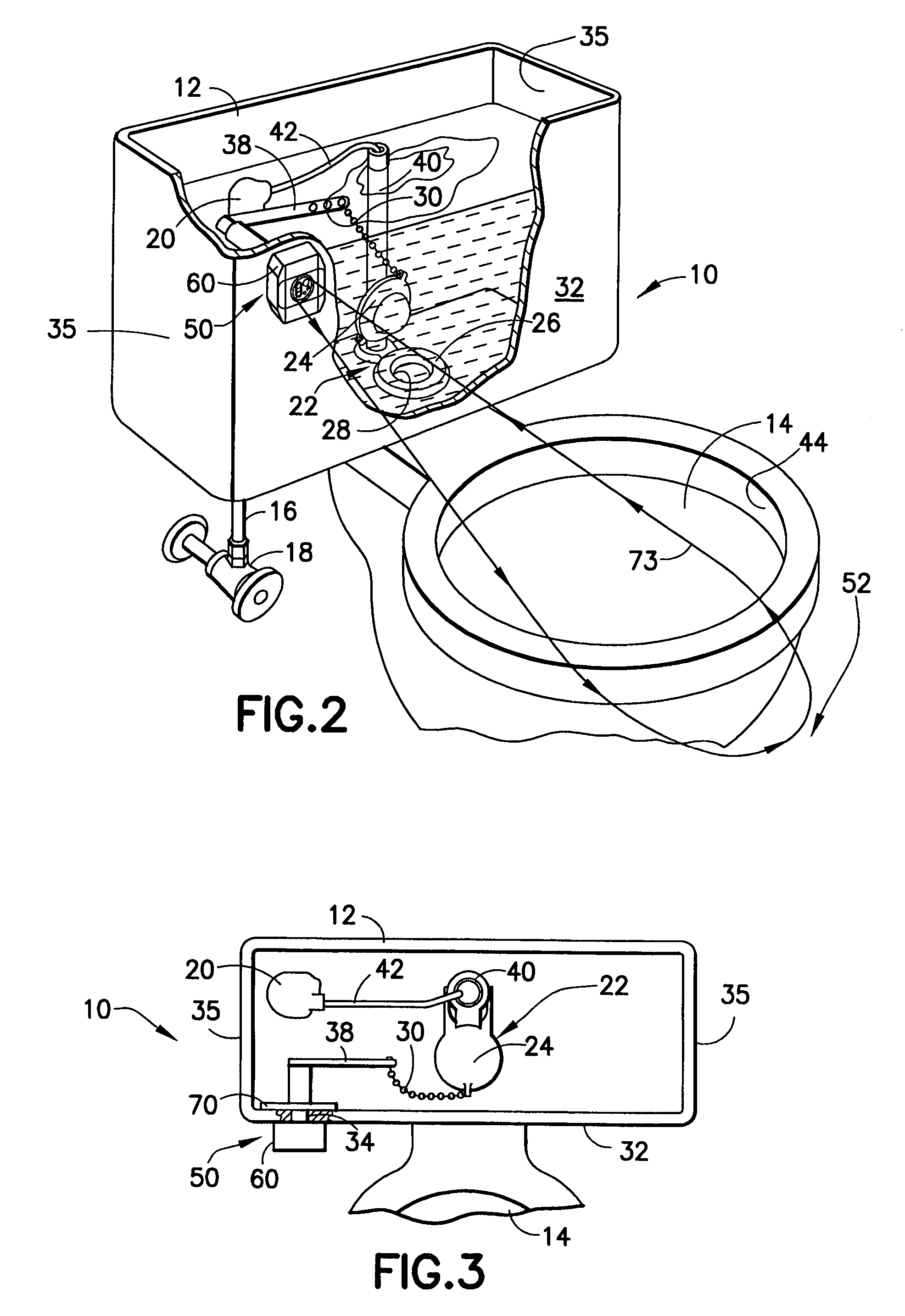 Automatic toilet flushing system and method