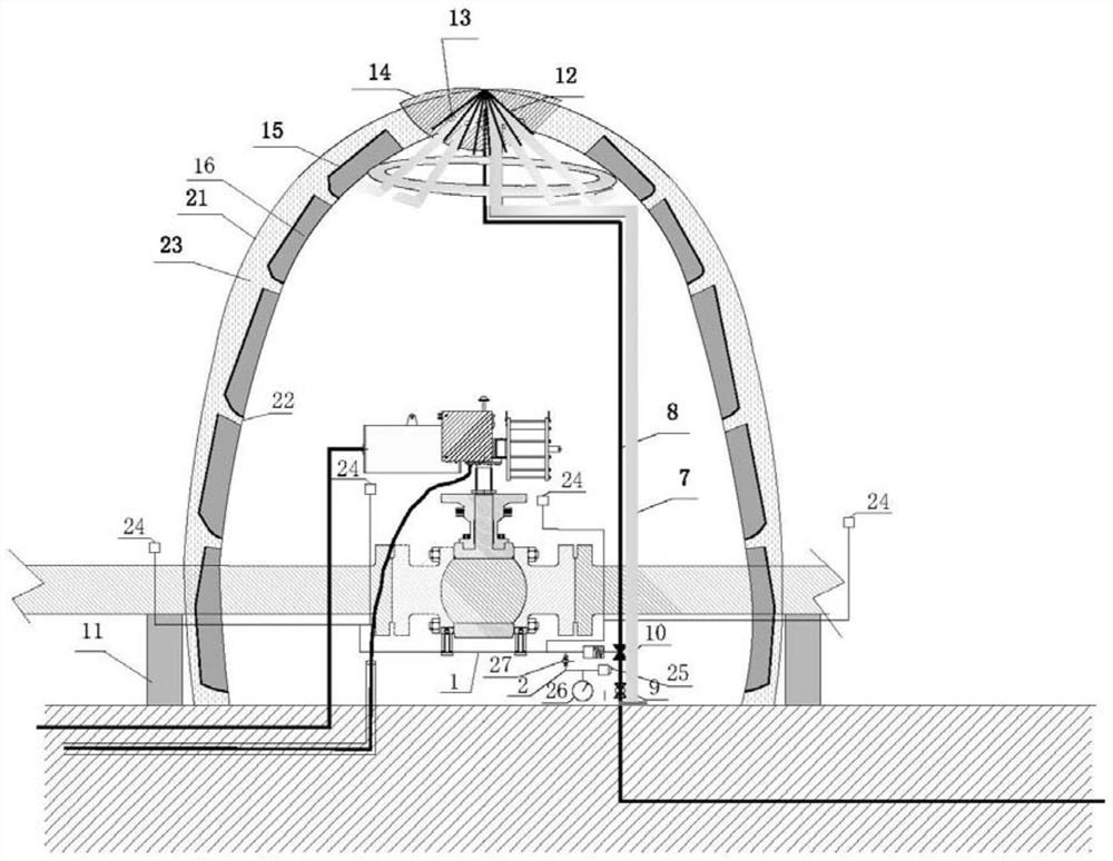 Fireproof protection tent and use method thereof