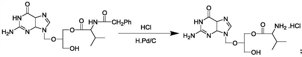 Valganciclovir hydrochloride preparation method