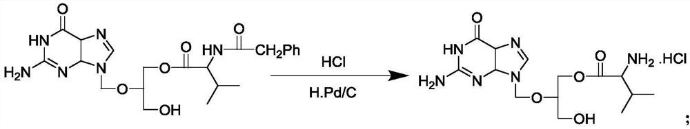 Valganciclovir hydrochloride preparation method