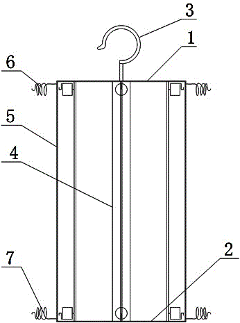 Rotary hanging frame for drying of shield support