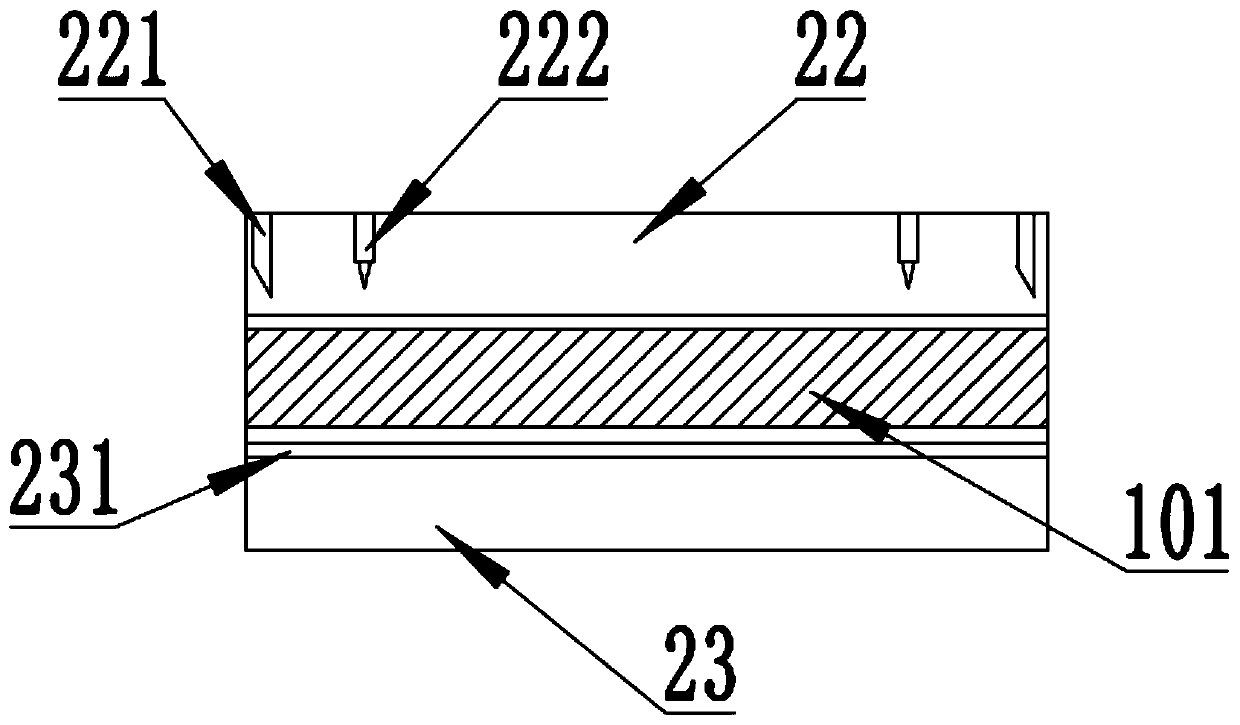 Hard-core cable breakpoint detection and repair device
