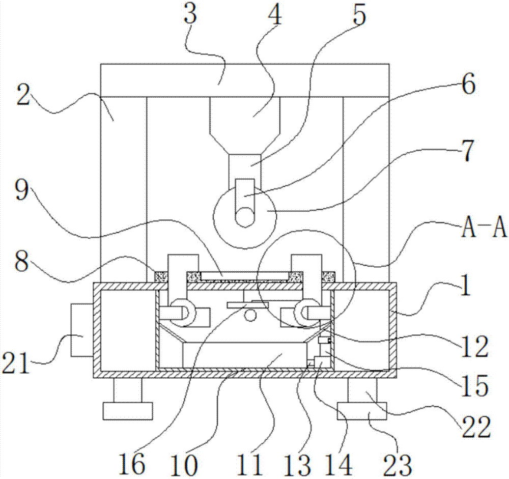 Cutting machine dust removal device for refractory matter