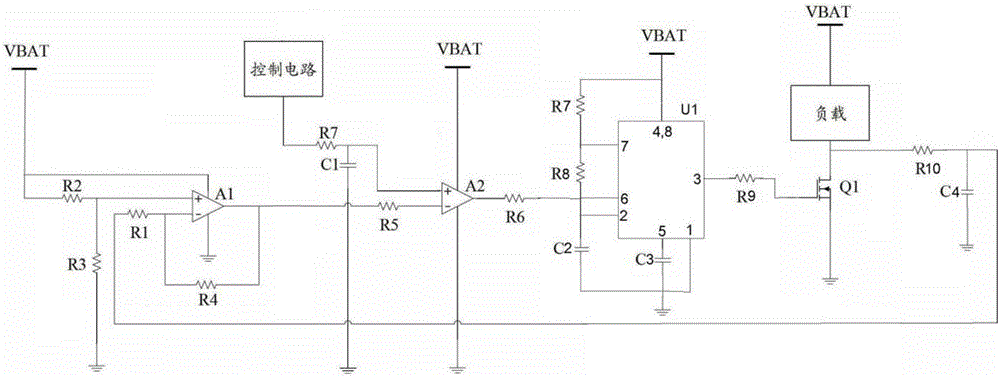 Pulse width modulation closed loop control circuit for speed regulation module