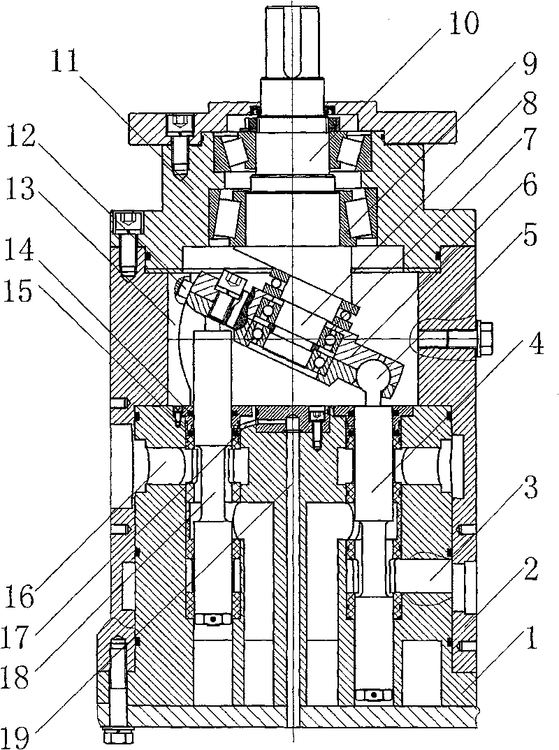 Plunger ported axial plunger hydraulic pump