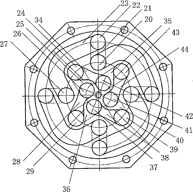 Plunger ported axial plunger hydraulic pump