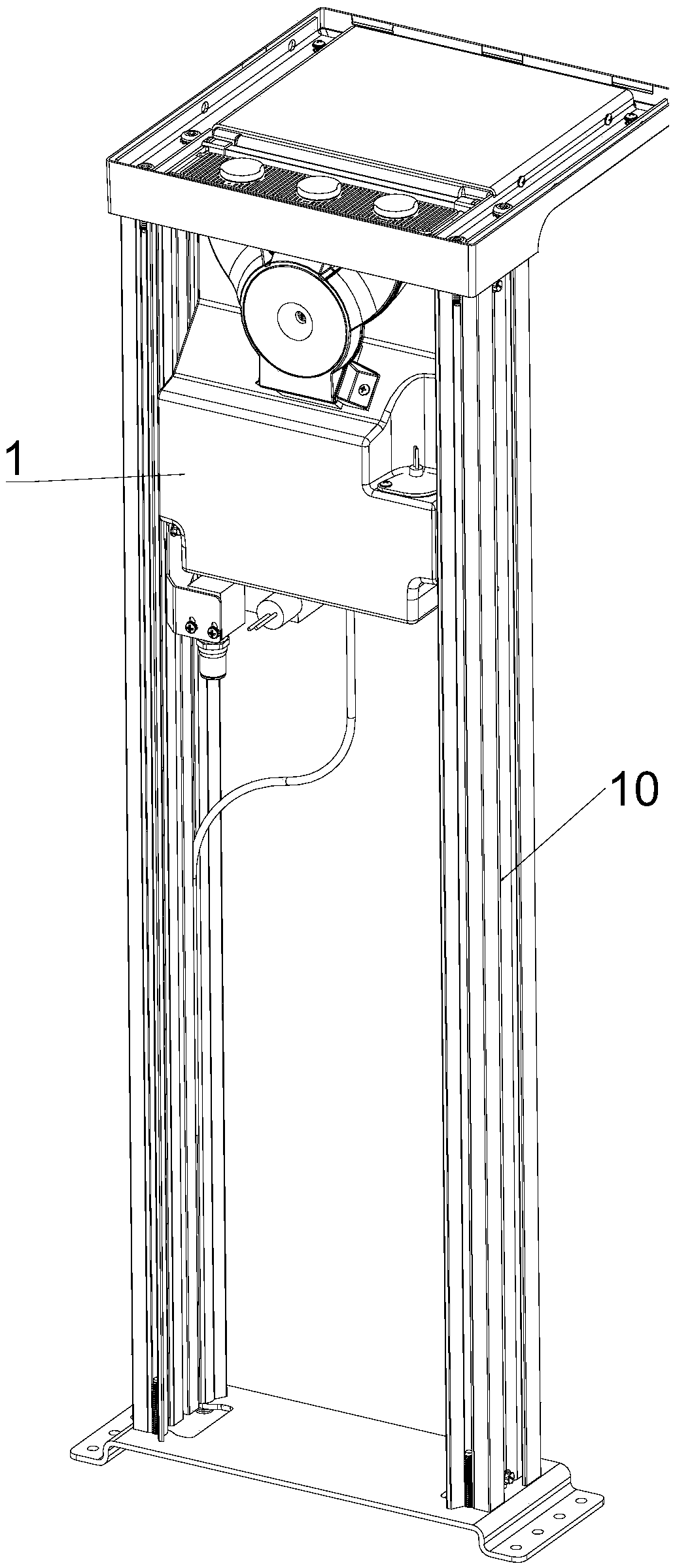 Water discharging device