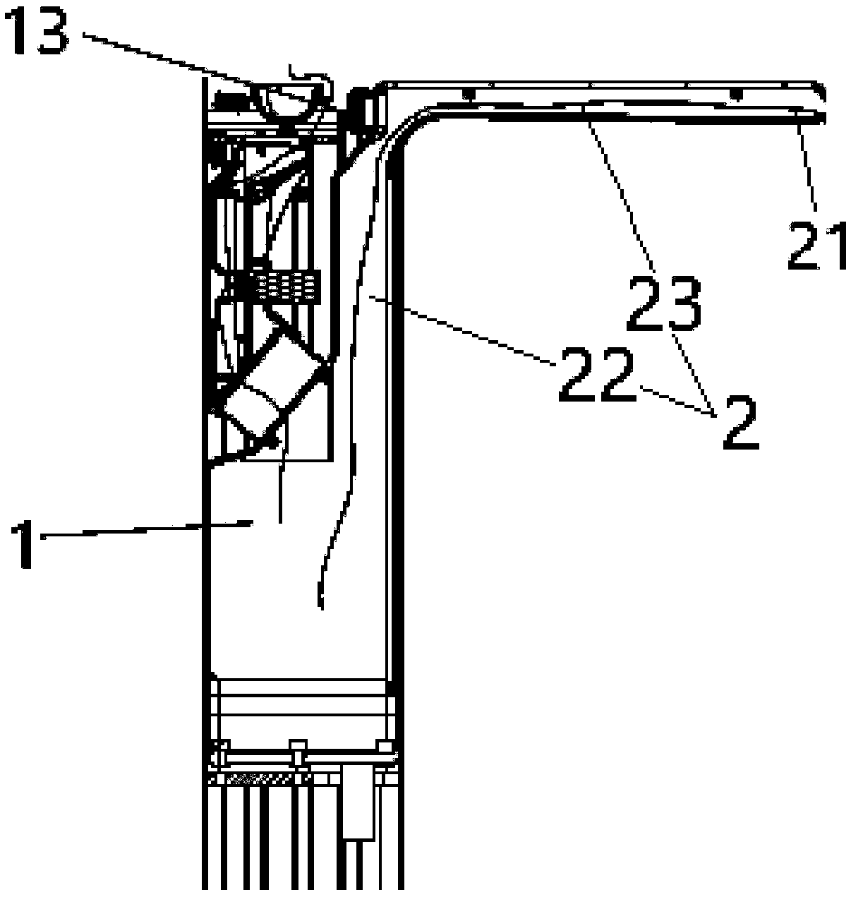 Water discharging device