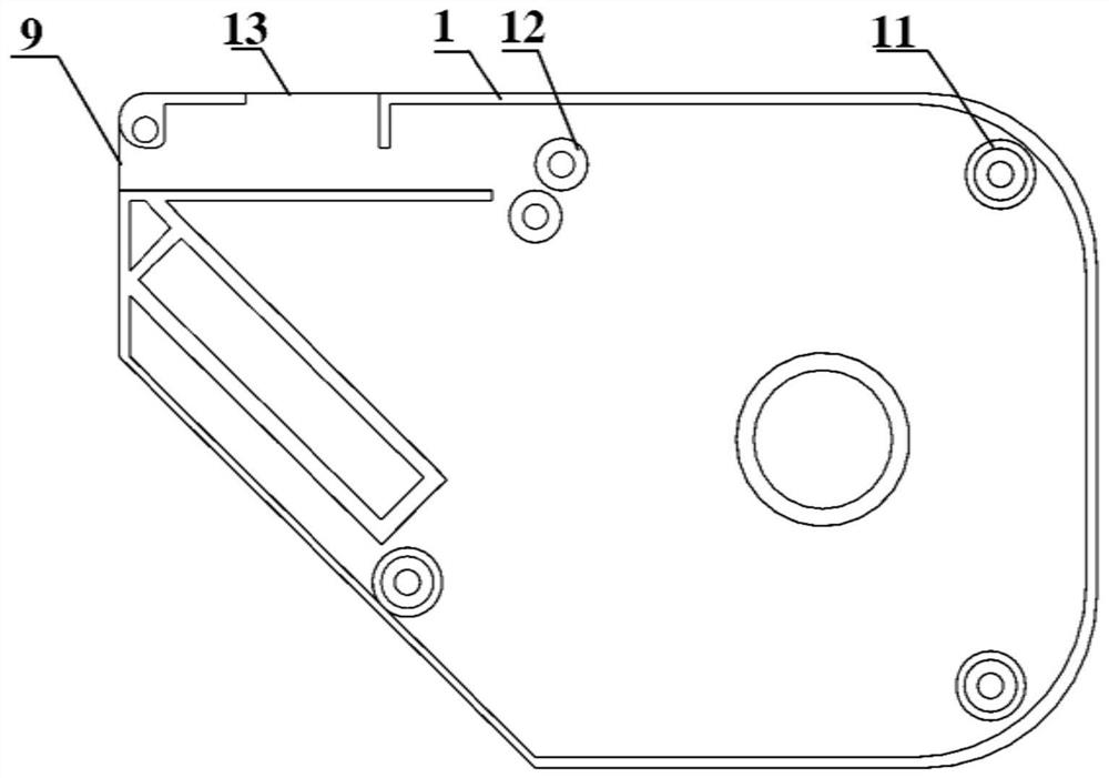 A heat shrink wrapping tape cutting device