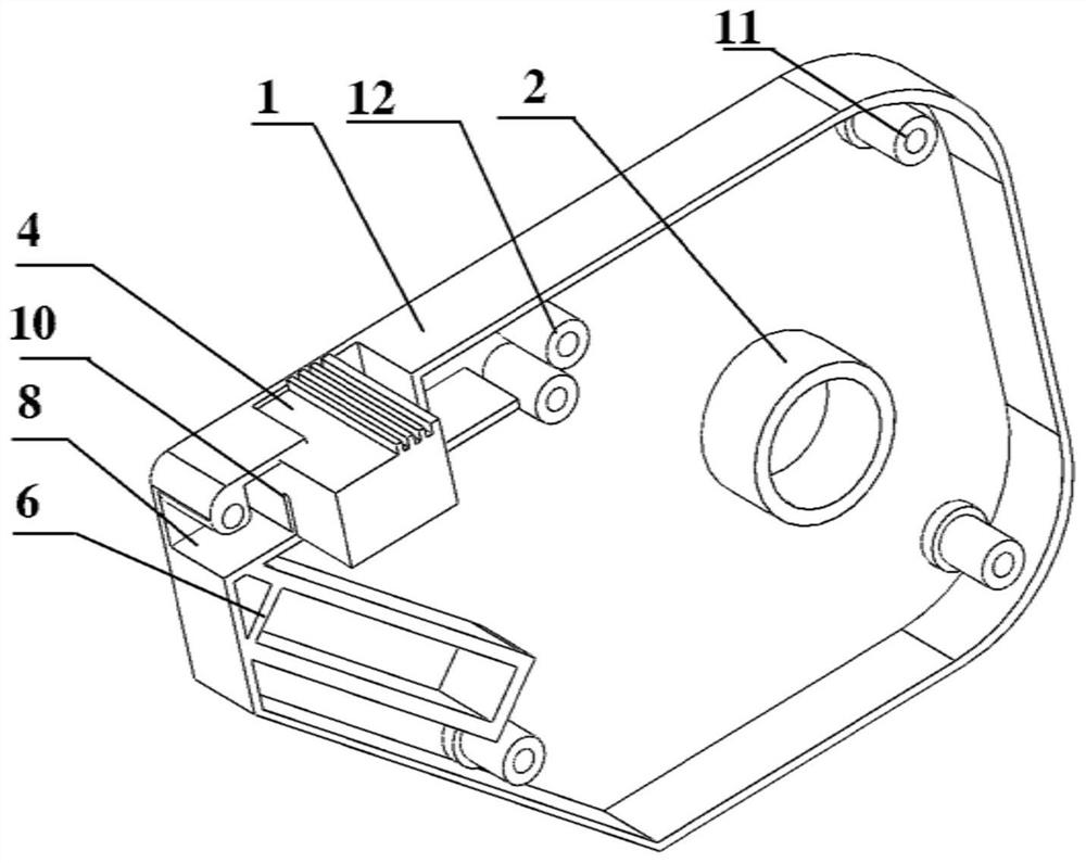 A heat shrink wrapping tape cutting device