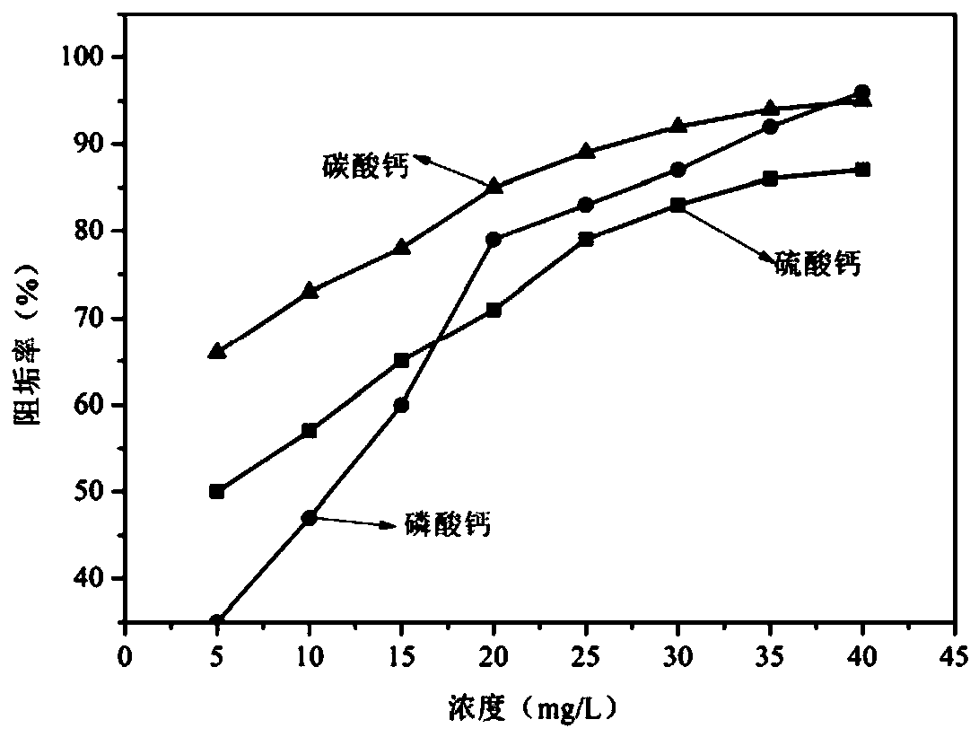 Non-phosphorus scale and corrosion inhibitor and preparation method thereof