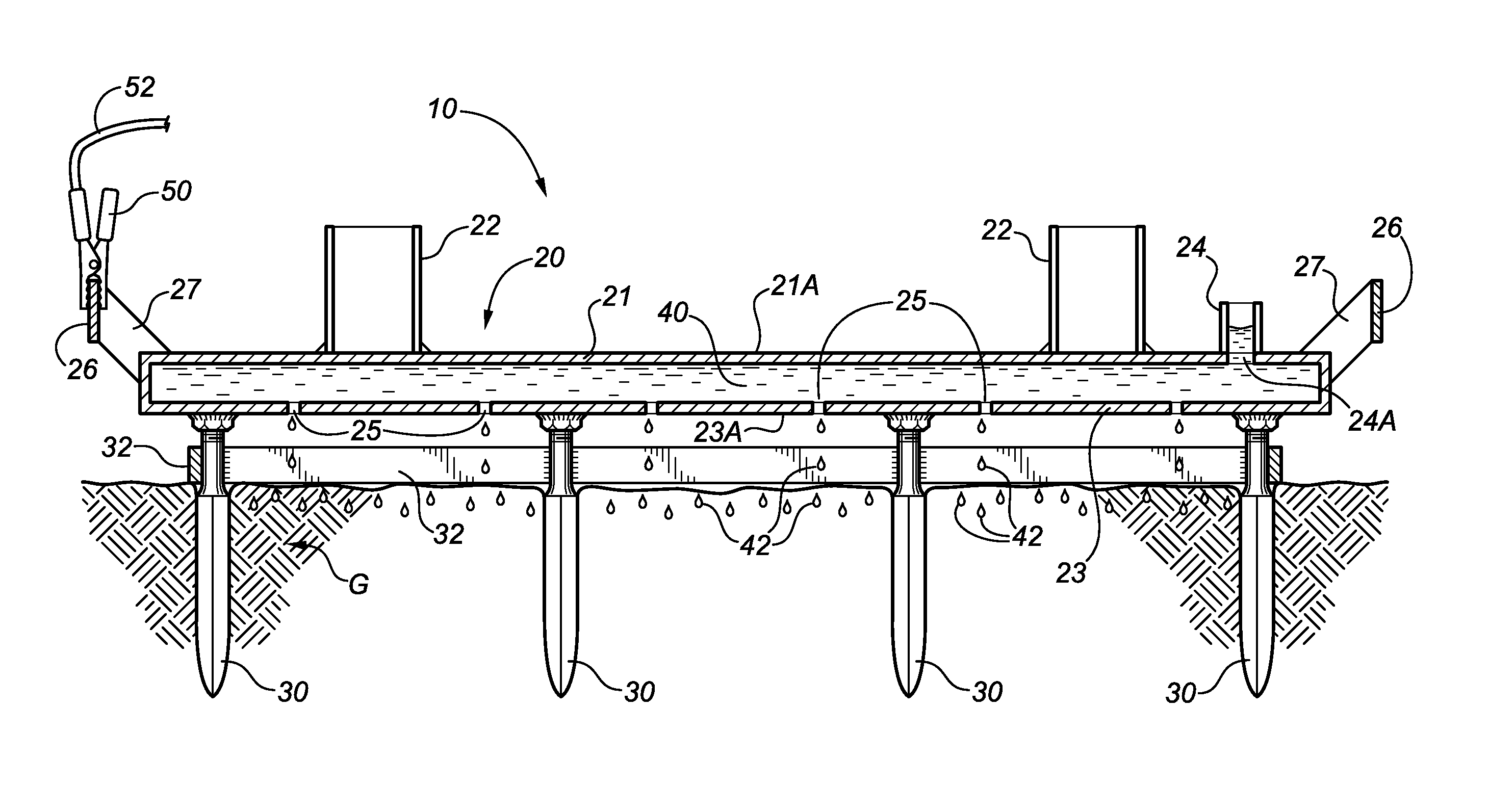 Electrical ground fault protection device