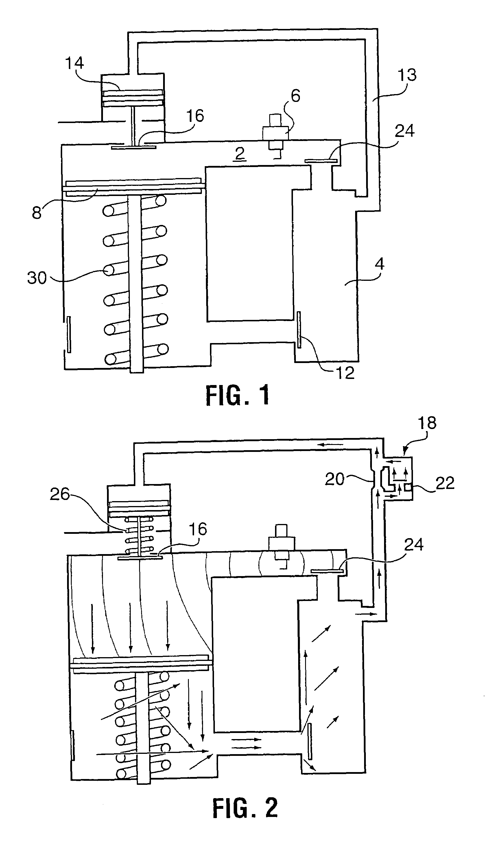 Scavenging system for intermittent linear motor
