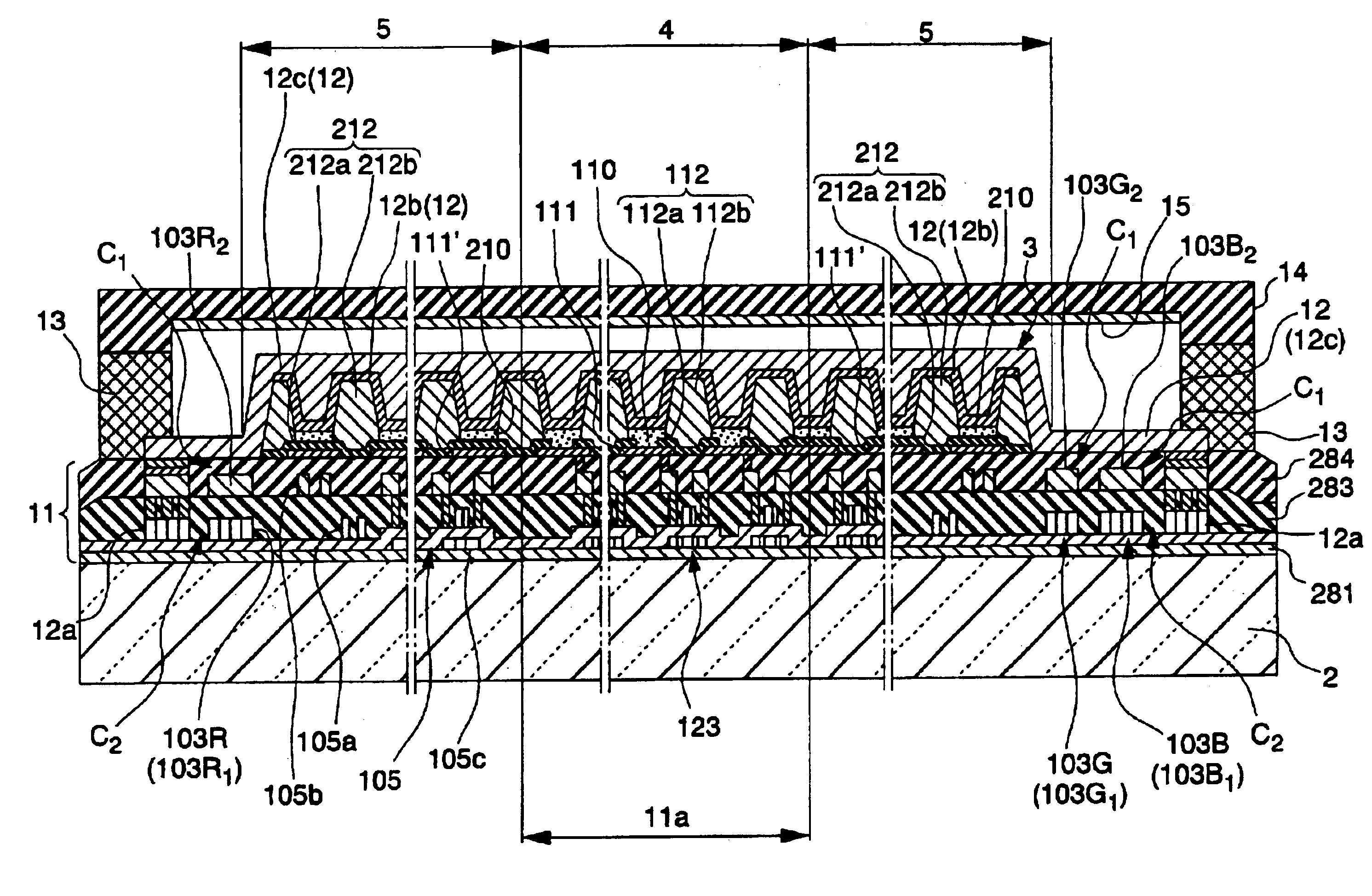 Display system including functional layers and electronic device having same