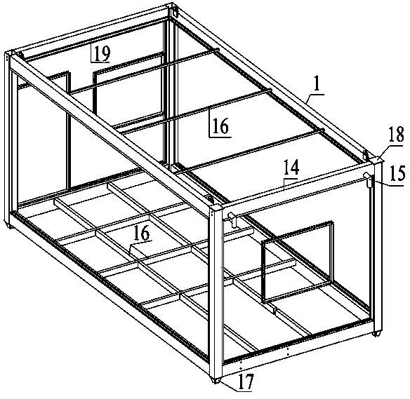 Combined type integrated box room
