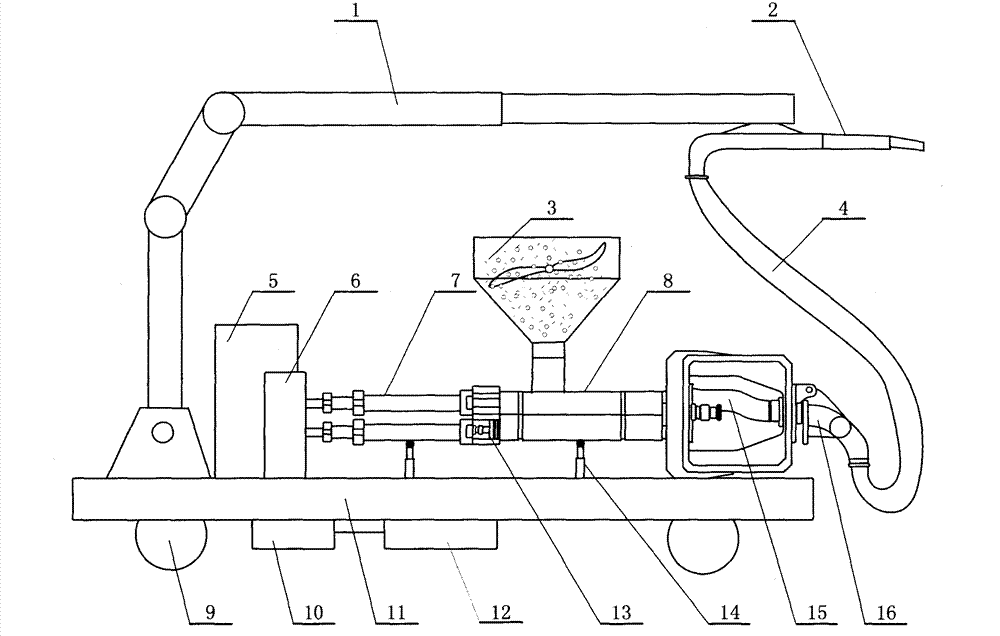 Wet concrete slurry-spray robot