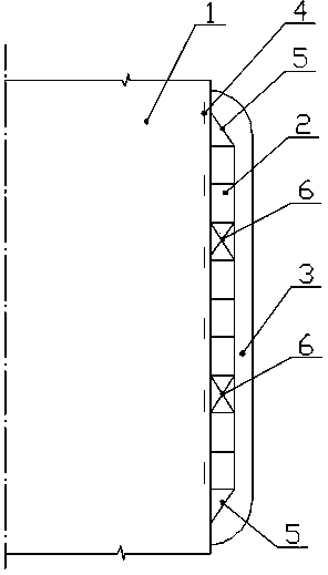 Tubular pile structure bound by steel-cement soil bodies and construction method of the tubular pile structure