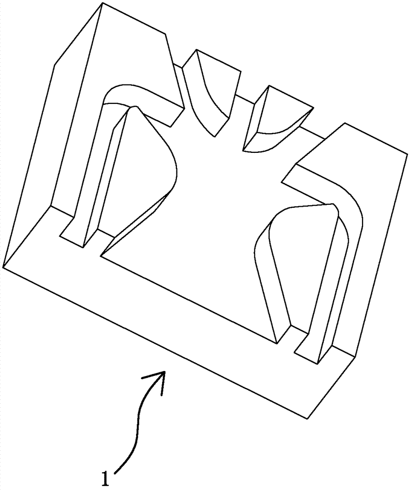 Sector-shaped spraying generating device