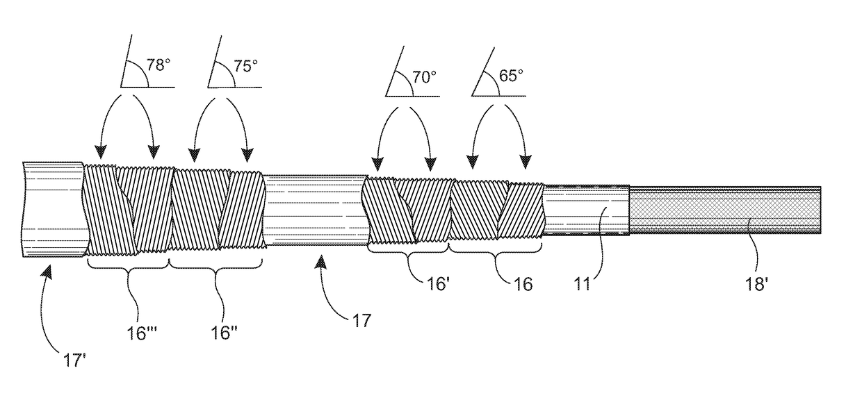 Flexible torsion shaft and an arrangement using it and a cleaning device for air-conditioning ducts