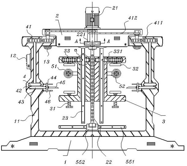 Puncture test device with protection function for lithium battery manufacturing