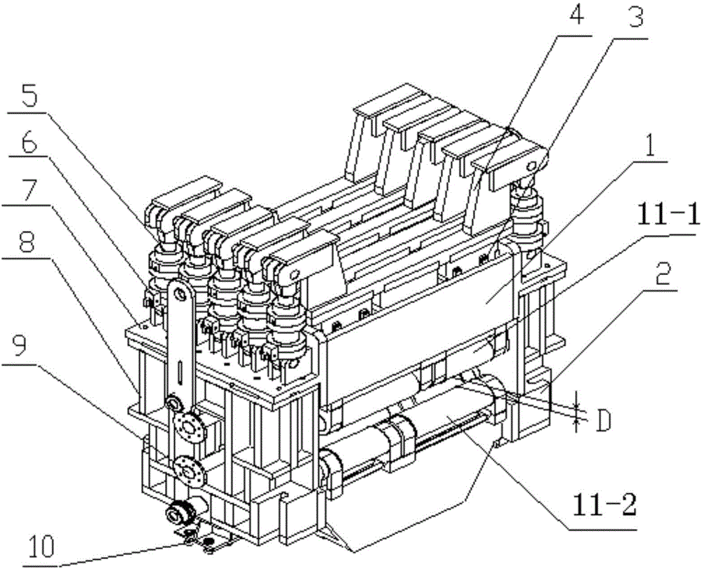 Great pressure-down sector section equipment