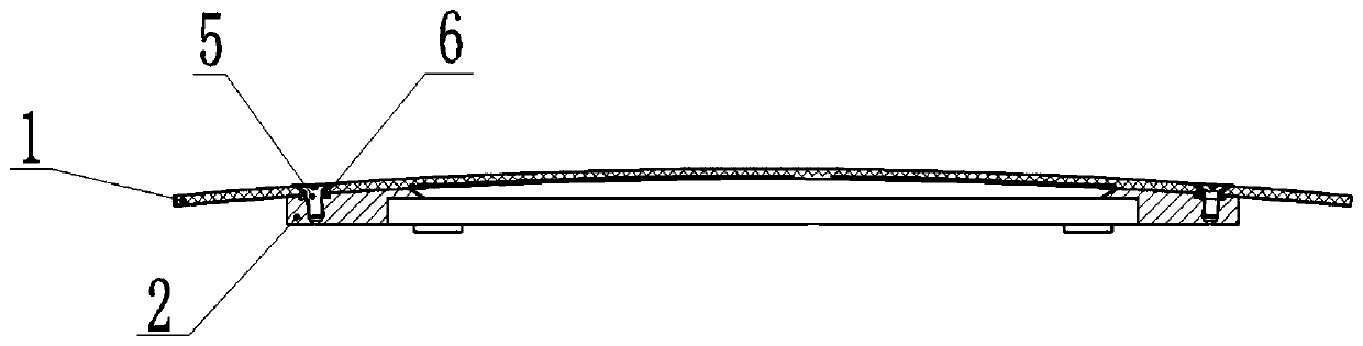 Heterogeneous conformal low-RCS airborne radome