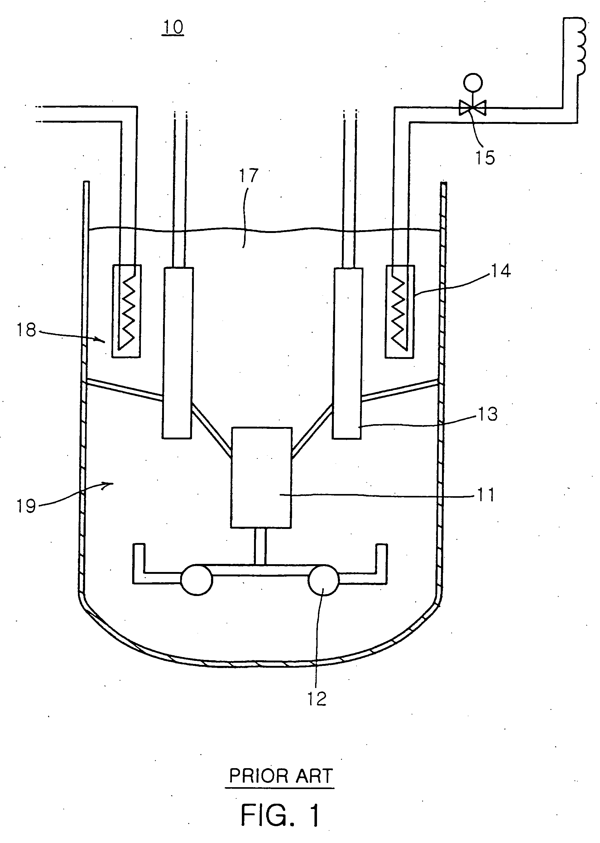 Stable and passive decay heat removal system for liquid metal reactor