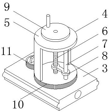 A lumbar puncture fixation device