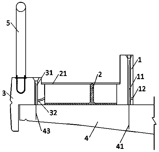 Fabricated bridge deck structure