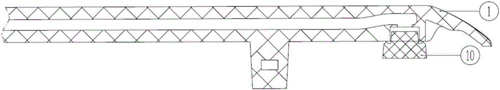 Mold and production process of gas-assisted electroplated product