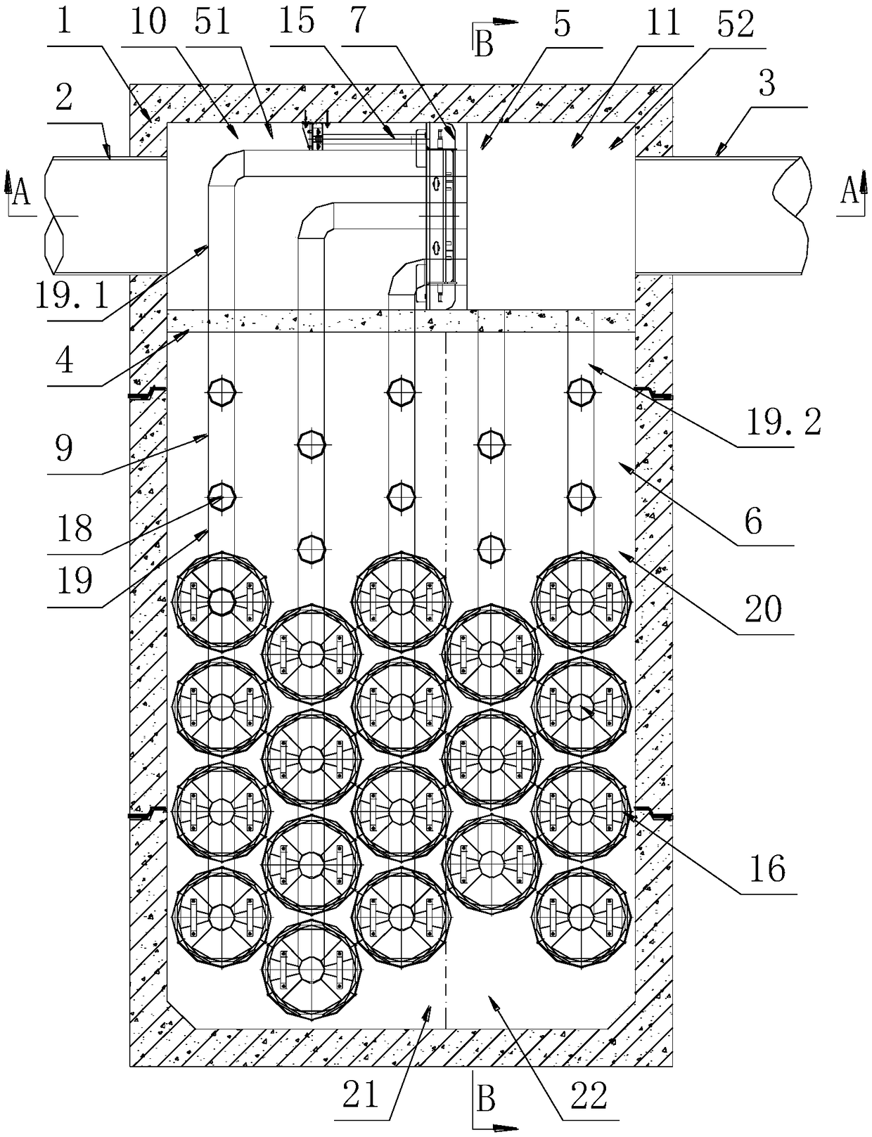 Intercepting filter on-line treatment pool and control method thereof, and rainwater treatment system