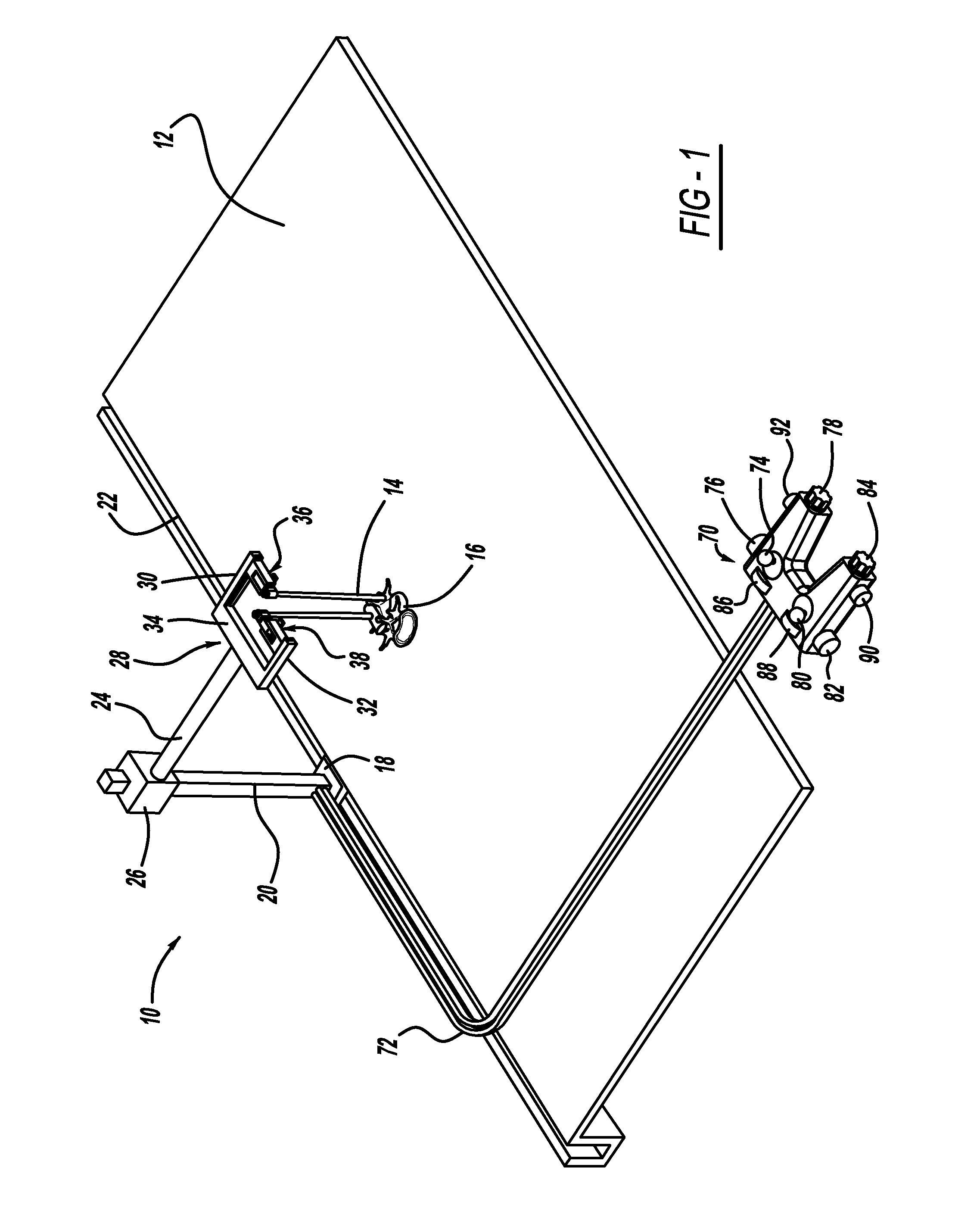 Robotic surgical device implant system