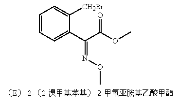 Preparation method of trifloxystrobin intermediate (E)-2-(2-bromomethyl phenyl)-2-methoxylimidomethyl acetate