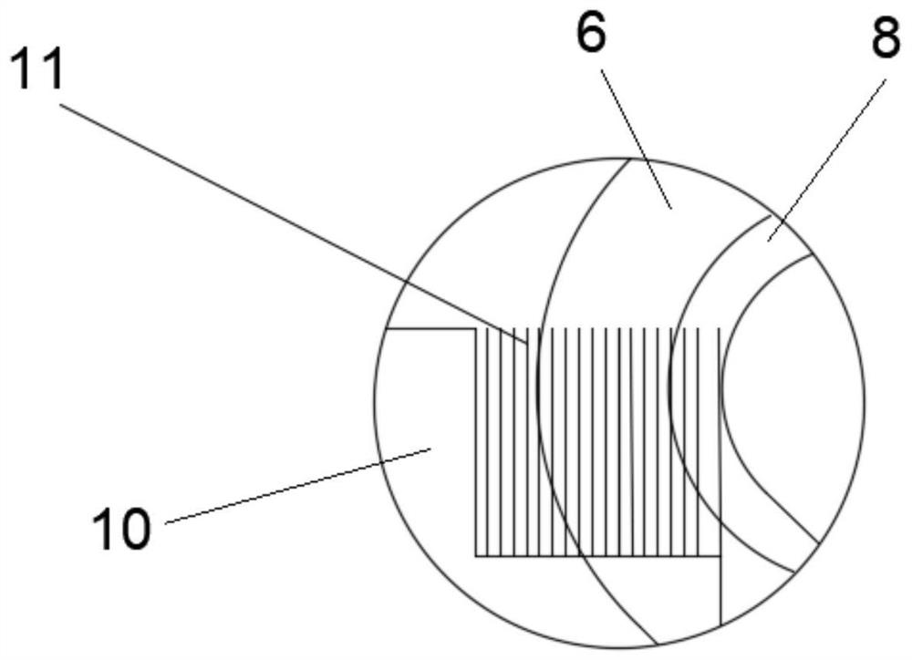 A solid suspended matter filter