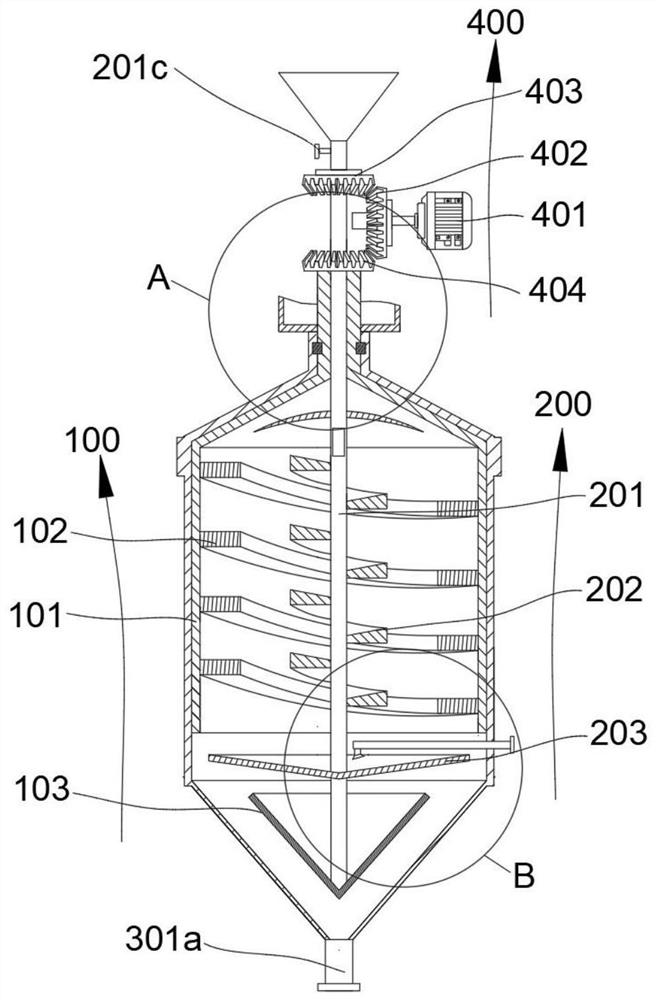 Biomass pyrolysis hydrogen production reaction device