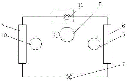 An air conditioner heat exchanger and air conditioner using mixed refrigerant