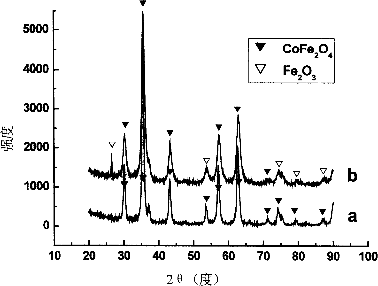 Method for manufacturing nano-ferrous acid in supercritical water