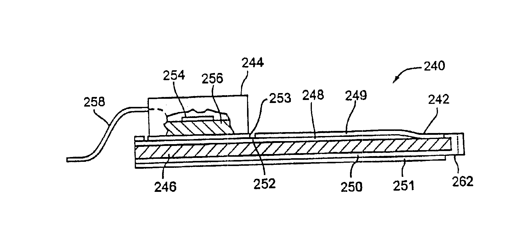 Electrical device including a voltage regulator mounted on a variable resistor