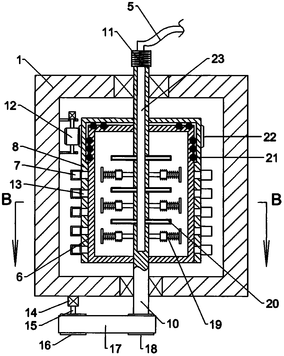Soil remediation equipment with in-soil mixing function