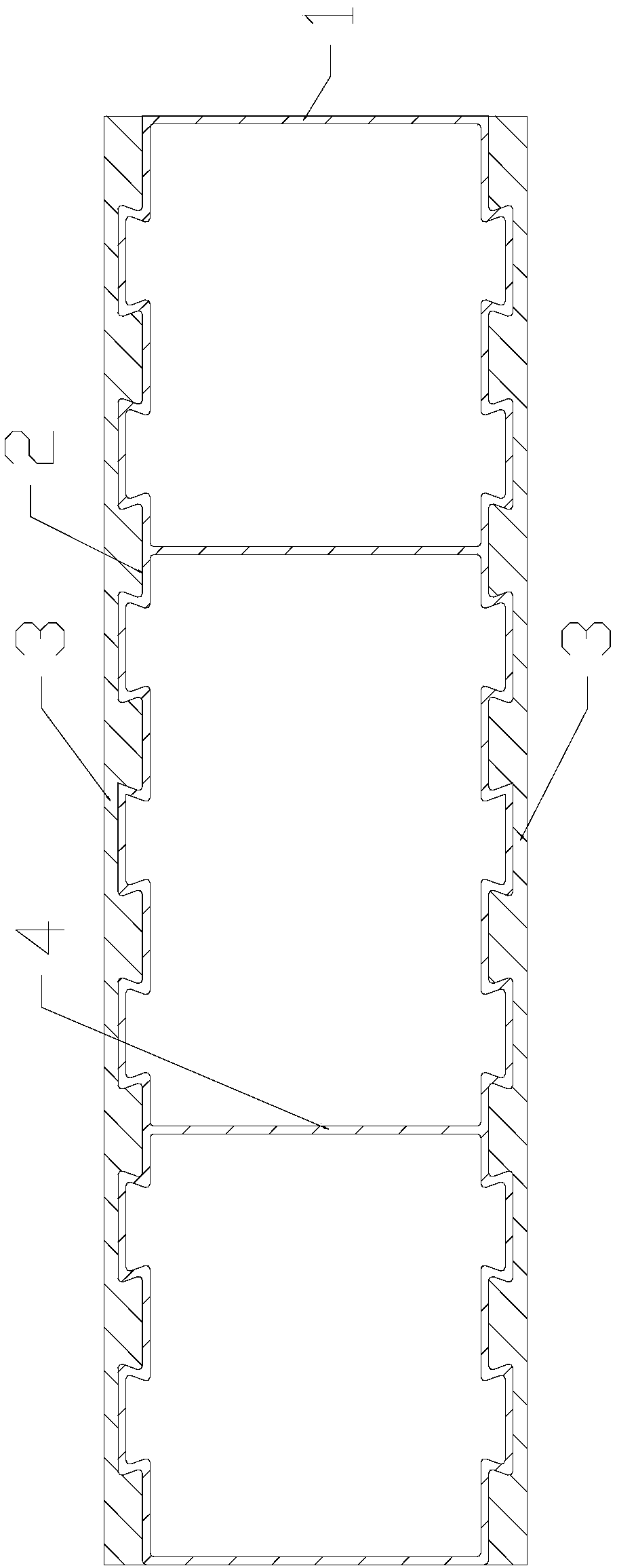 Tunnel flue plate