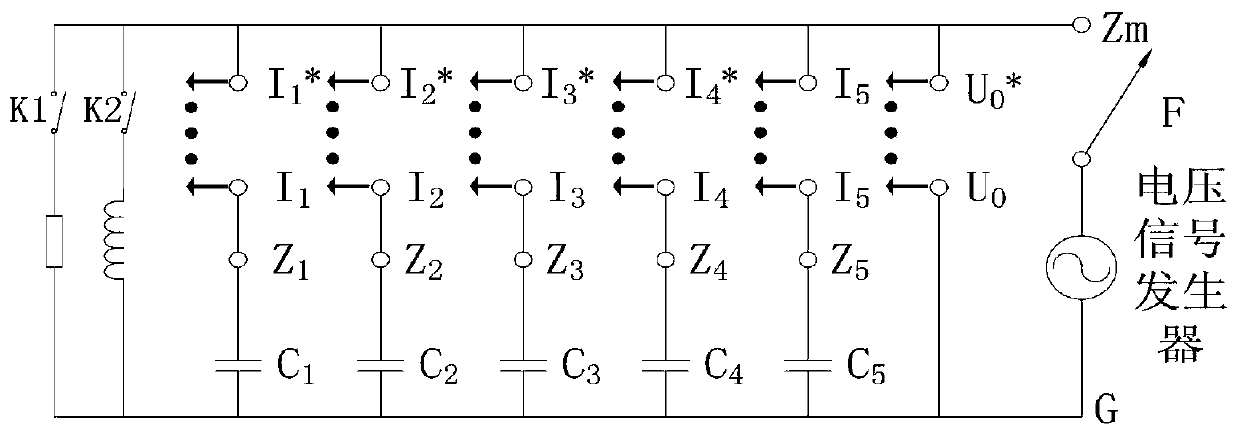 Single-phase-to-ground fault line selection method for small current