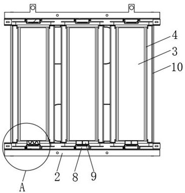 Dry-type transformer stable in bearing