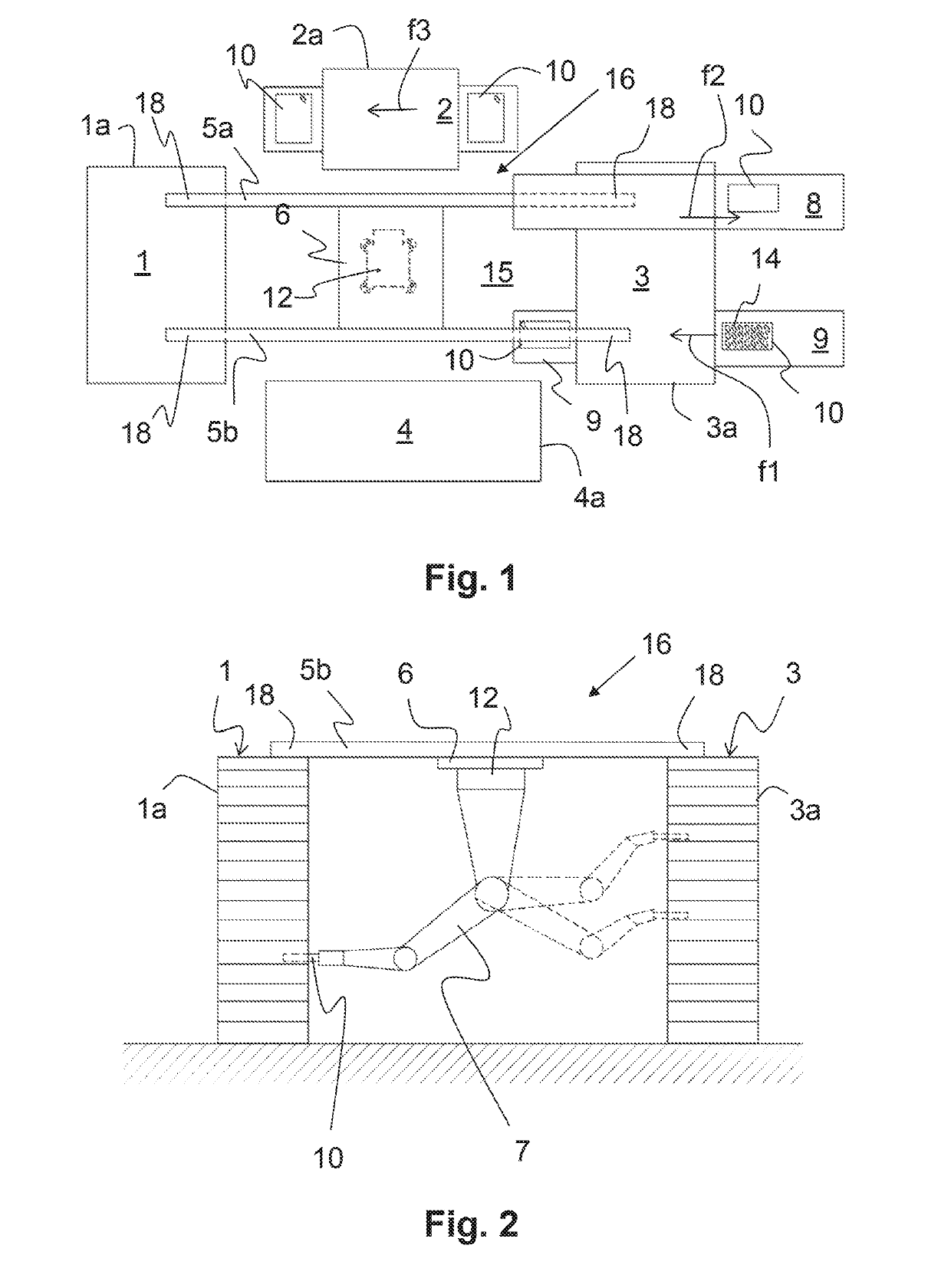 Device for storing, baking, and discharging bakery goods