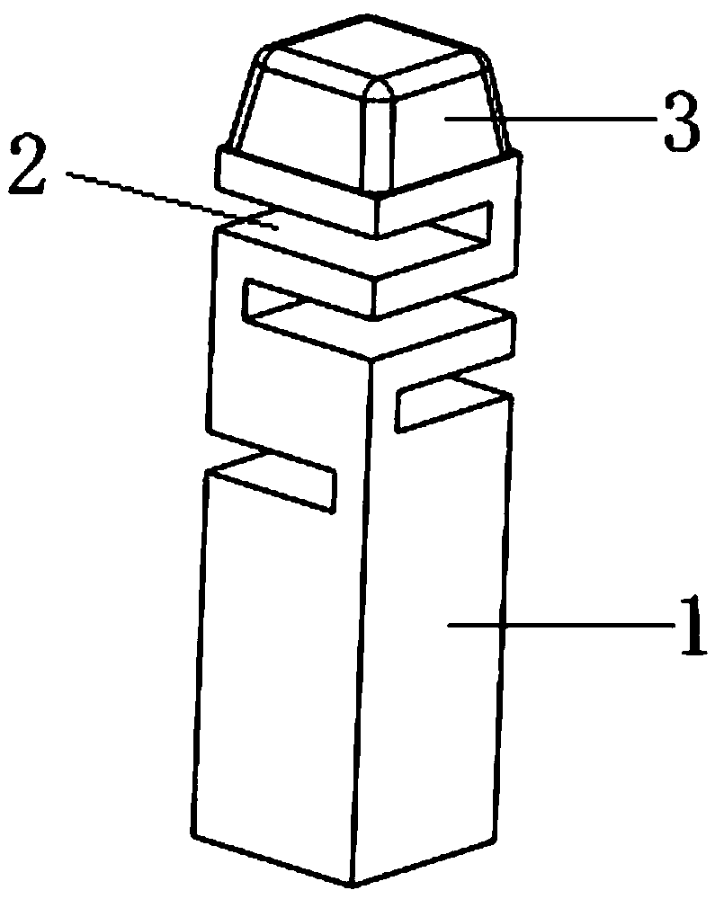 Flexible support column and center bearing supported filter wheel mechanism