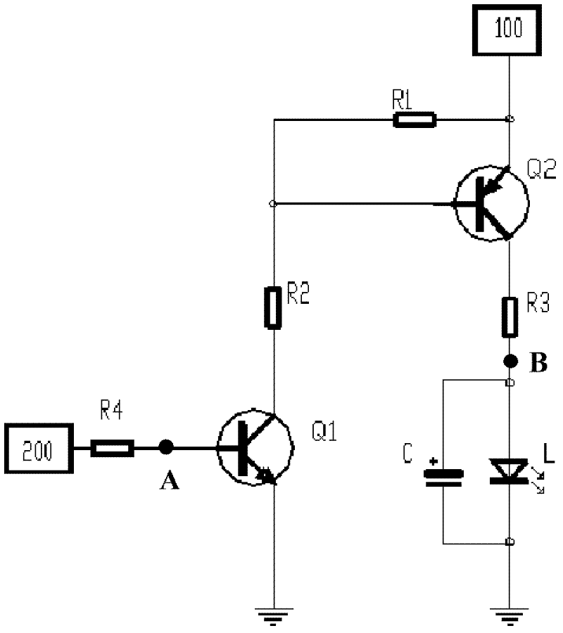 Breath light control circuit