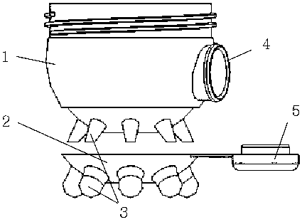 A kind of milk powder grid and preparation method thereof