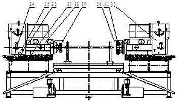 Machine tool for automatically milling two end faces and drilling central holes of pin shaft