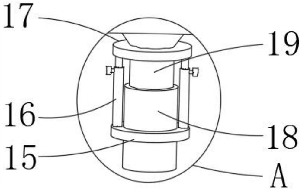 Aerated concrete brick material mixing device